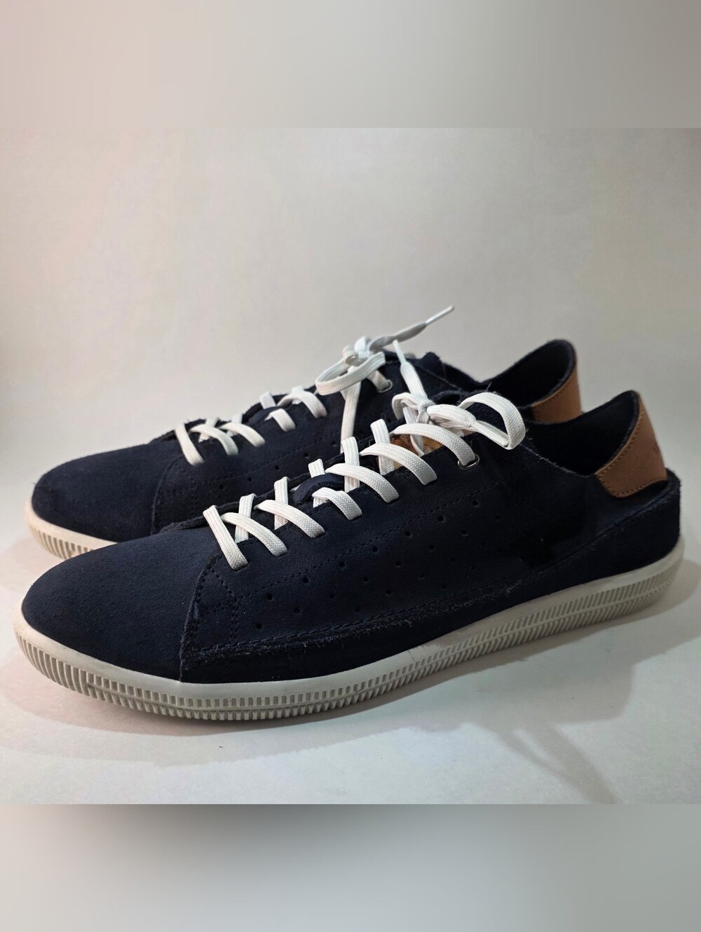 Diesel S-Naptik Midievel Blue Suede Lace Up Sneakers Everyday Casual Mens 10